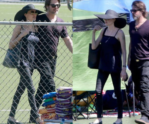 Angelina Jolie và Brad Pitt hôn nhau thắm thiết, xua tan tin đồn ly dị