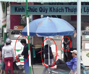 Nhân viên cây xăng xóa số, “uống” xăng của khách hàng