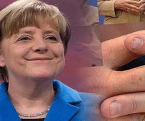 Móng tay bà Merkel gây “bão” mạng