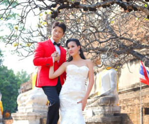 Dustin Nguyễn và Bebe Phạm sang Thái chụp ảnh cưới
