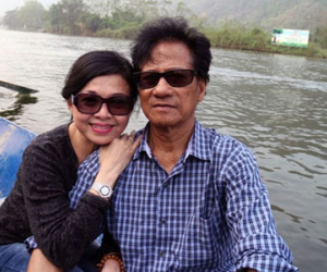 Chế Linh đưa vợ đi vãn cảnh chùa Hương