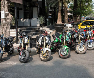 Dàn Honda MSX độ nhiều màu sắc hội tụ tại Sài Gòn