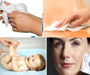 Hiểm họa từ giấy ướt dùng một lần