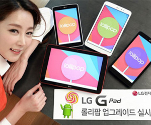LG cập nhật Android Lollipop cho dòng G Pad