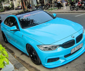 BMW 4-series độ màu độc ở Sài Gòn