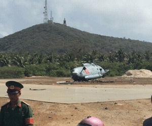 Đã xác định nguyên nhân máy bay trực thăng rơi tại đảo Phú Quý