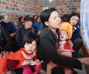 Quê nghèo miền Trung trong ngày đại tang