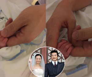 Kwon Sang Woo lần đầu khoe ảnh con gái 3 tháng tuổi