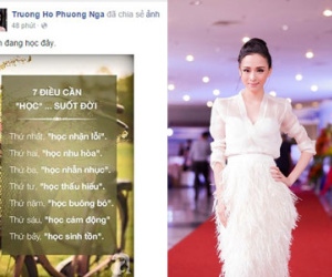 Facebook của Trương Hồ Phương Nga bất ngờ cập nhật trạng thái mới