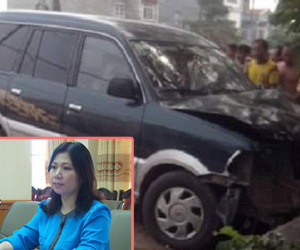 Phó Chủ tịch LĐLĐ tỉnh ngồi trong xe biển xanh đâm chết học sinh