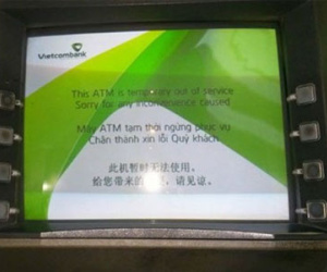 Hàng loạt ATM tê liệt ngày cuối tuần