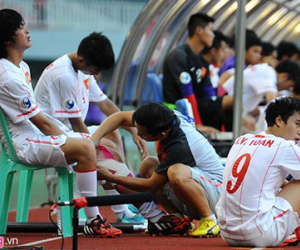 Tuấn Anh không dự trận HAGL - SLNA vì chấn thương