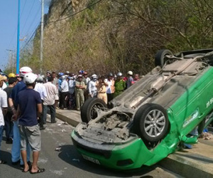 Tài xế taxi đua xe tông đổ nhà dân không được giảm án