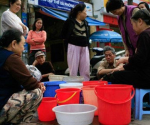 Hà Nội: Nguy cơ thiếu 60.000m3 nước sạch mỗi ngày