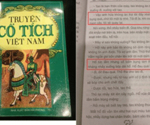 Đình chỉ phát hành cuốn "Truyện cổ tích Việt Nam" có ngôn từ tục tĩu