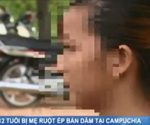 Chấn động: Em bé mới 12 tuổi bị chính mẹ ruột ép bán dâm