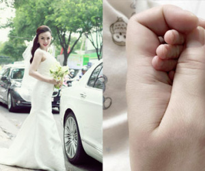 Thu Thủy vừa sinh con trai đầu lòng