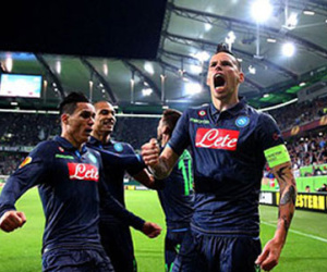 Higuain & Hamsik gieo ác mộng cho Wolfsburg, Napoli đặt sớm vé bán kết Europa League