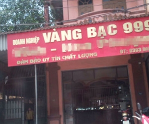 Tiệm vàng bị xiết nợ hàng trăm tỷ đồng ở Hà Tĩnh?