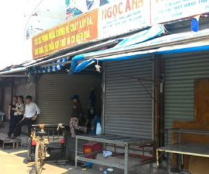 Tiểu thương Chợ Đầm phản đối phá chợ xây đài phun nước