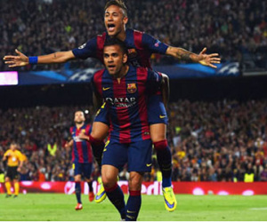 Lập cú đúp, Neymar giúp Barca loại PSG