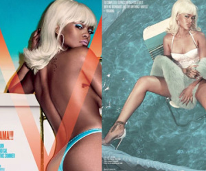 Rihanna trông như "búp bê bị hư" trên bìa tạp chí