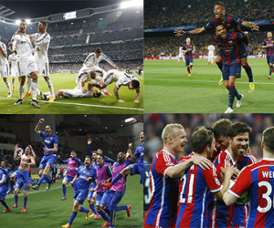 "Tứ đại danh bổ" ở bán kết Champions League năm nay