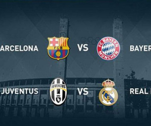 Bốc thăm vòng Bán kết Champions League: Barca gặp Bayern, Juventus gặp Real