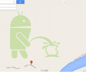 Google xin lỗi vì logo “tè bậy lên Apple” trên Google Maps