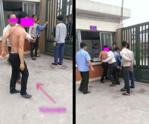 Hà Nội: Học sinh đánh thầy giáo vỡ mũi ngay trước cổng trường