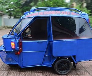 Xe chế có một không hai ở Nghệ An