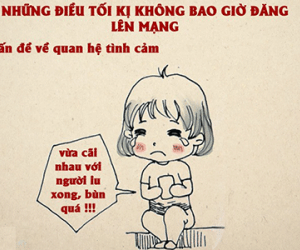 Những điều tối kị không bao giờ đăng lên mạng