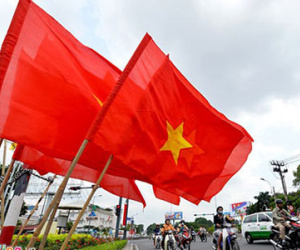 Đường phố Sài Gòn trước ngày đại lễ 30/4