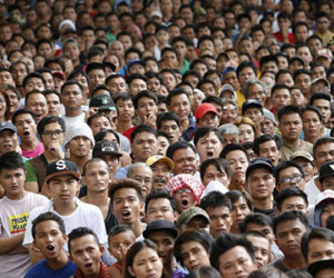Người dân Philippines đổ ra đường cổ vũ Pacquiao