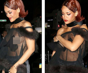 Sau “long bào”, Rihanna tiếp tục phớt lờ áo nịt ngực