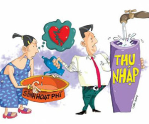 Chồng khăng khăng đòi giữ tiền