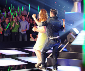 Mỹ Tâm, Mr. Đàm nhảy nhót dụ thí sinh The Voice