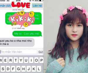 Hot teen Việt đồng loạt chia sẻ tin nhắn "Con yêu mẹ"