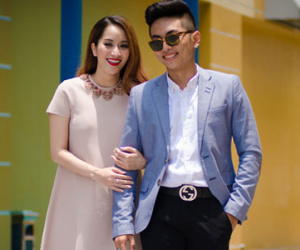 Khánh Thi tay trong tay Phan Hiển