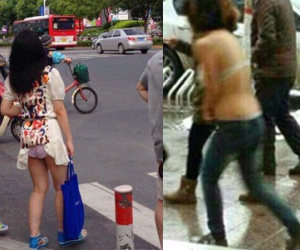 "Bội thực" vì sự hớ hênh, vô ý của thiếu nữ Trung Quốc