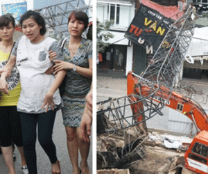 Vụ sập cần cẩu Cầu Giấy: Thai phụ có nguy cơ sinh non