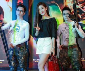 Á hậu Huyền My trẻ trung đi ra mắt phim bom tấn "Max điên"