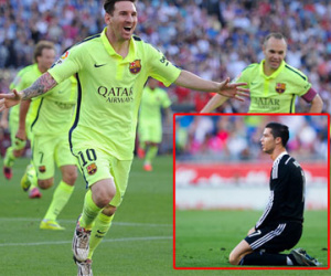Messi tỏa sáng, Barcelona vô địch, nỗ lực của Ronaldo "vô nghĩa"