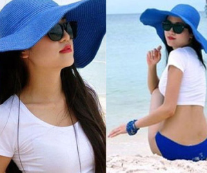 Hình ảnh "không thể thấy ở tivi" của BTV thời tiết sexy nhất Việt Nam