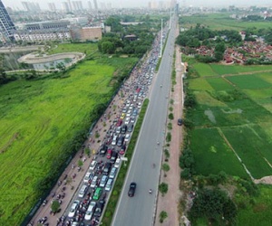 Tuyến đường hàng nghìn xế hộp xếp hàng mỗi sáng