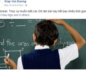 TS Giáp Văn Dương "thách" GS Ngô Bảo Châu giải bài toán lớp 3 gây tranh cãi