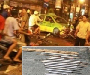 30 côn đồ "chạm mặt" tổ đặc nhiệm, vứt mã tấu chạy tán loạn