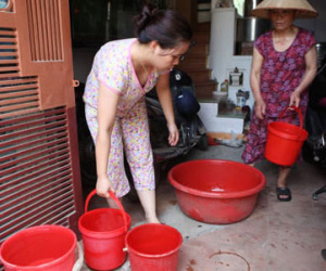 Cảnh báo mất nước cục bộ ở một số quận, huyện Hà Nội