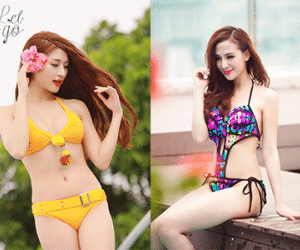 Hot girl Việt "mát rượi" giữa mùa hè với bikini