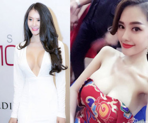 Linh Chi đánh bại Thủy Top, Elly Trần trong cuộc đua ngực "khủng"?